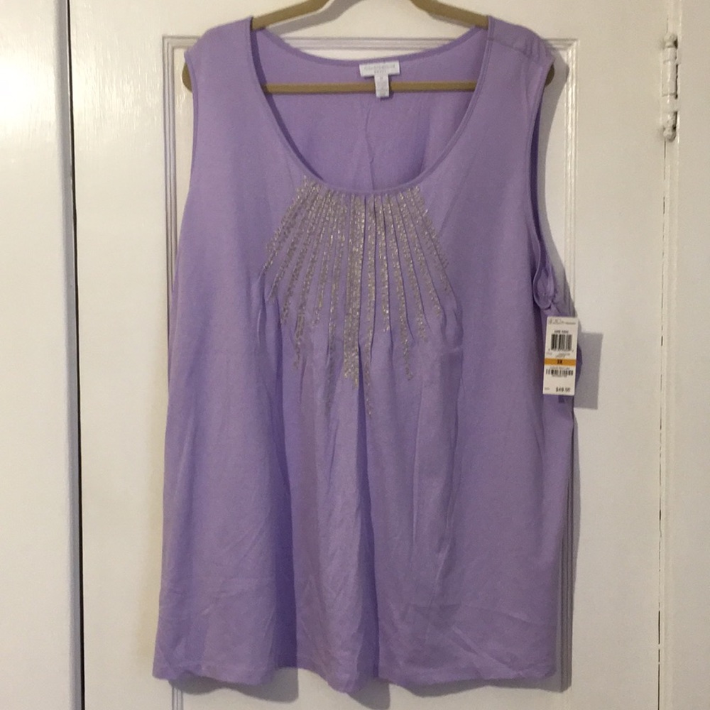 BRAND NEW Charter Club Sleeveless Shirt
